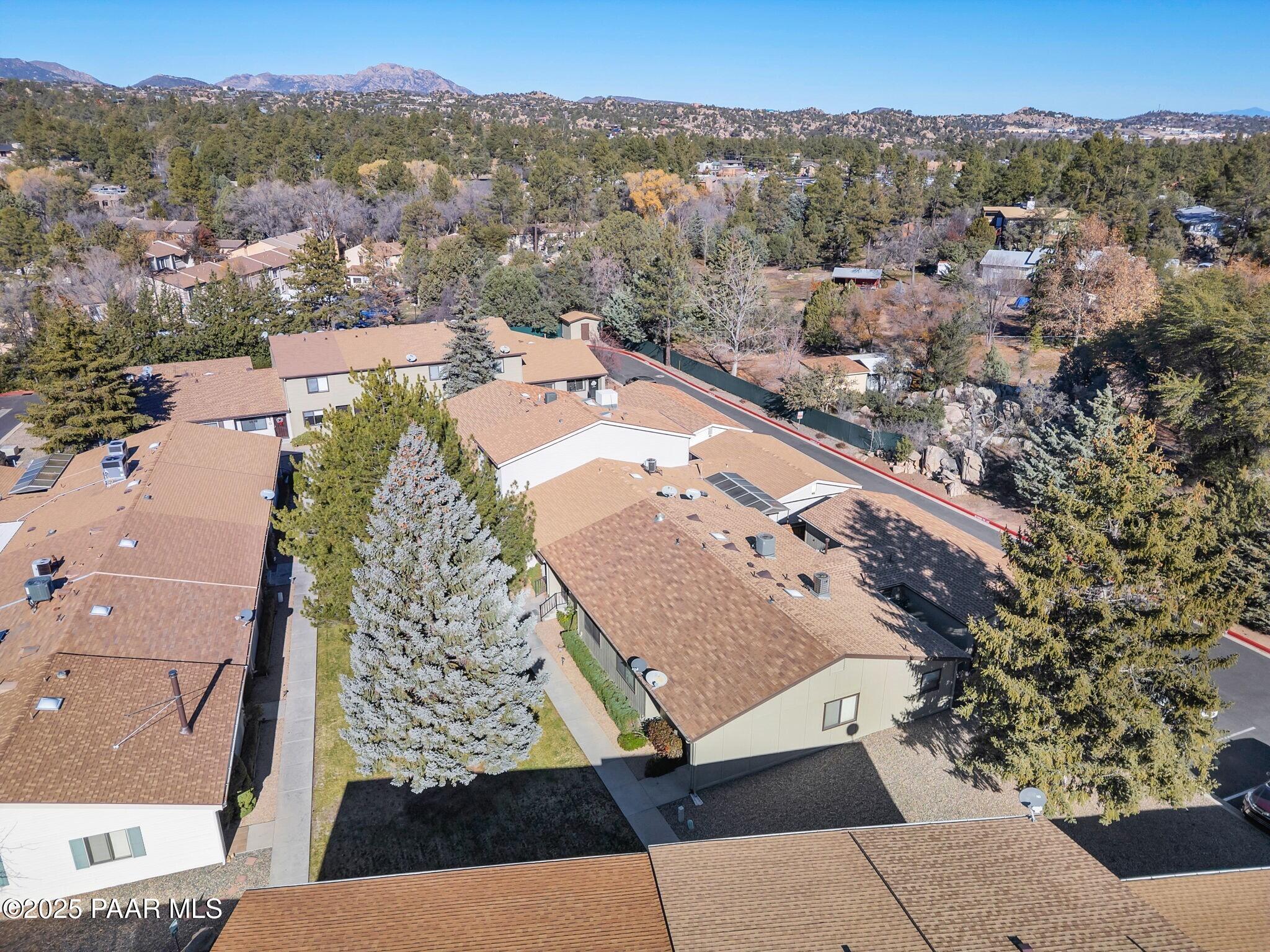 352 Rim Rock Circle, Unit 2 Prescott, AZ 86303 - Photo 24 of 25 an aerial view of a house