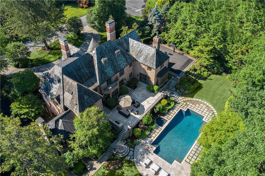 Impeccable Fox Meadow estate, beautifully renovated to combine old-world grandeur with incomparable contemporary living.