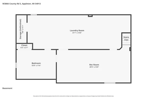$349,900 | W3866 County Road South, Appleton, WI 54913