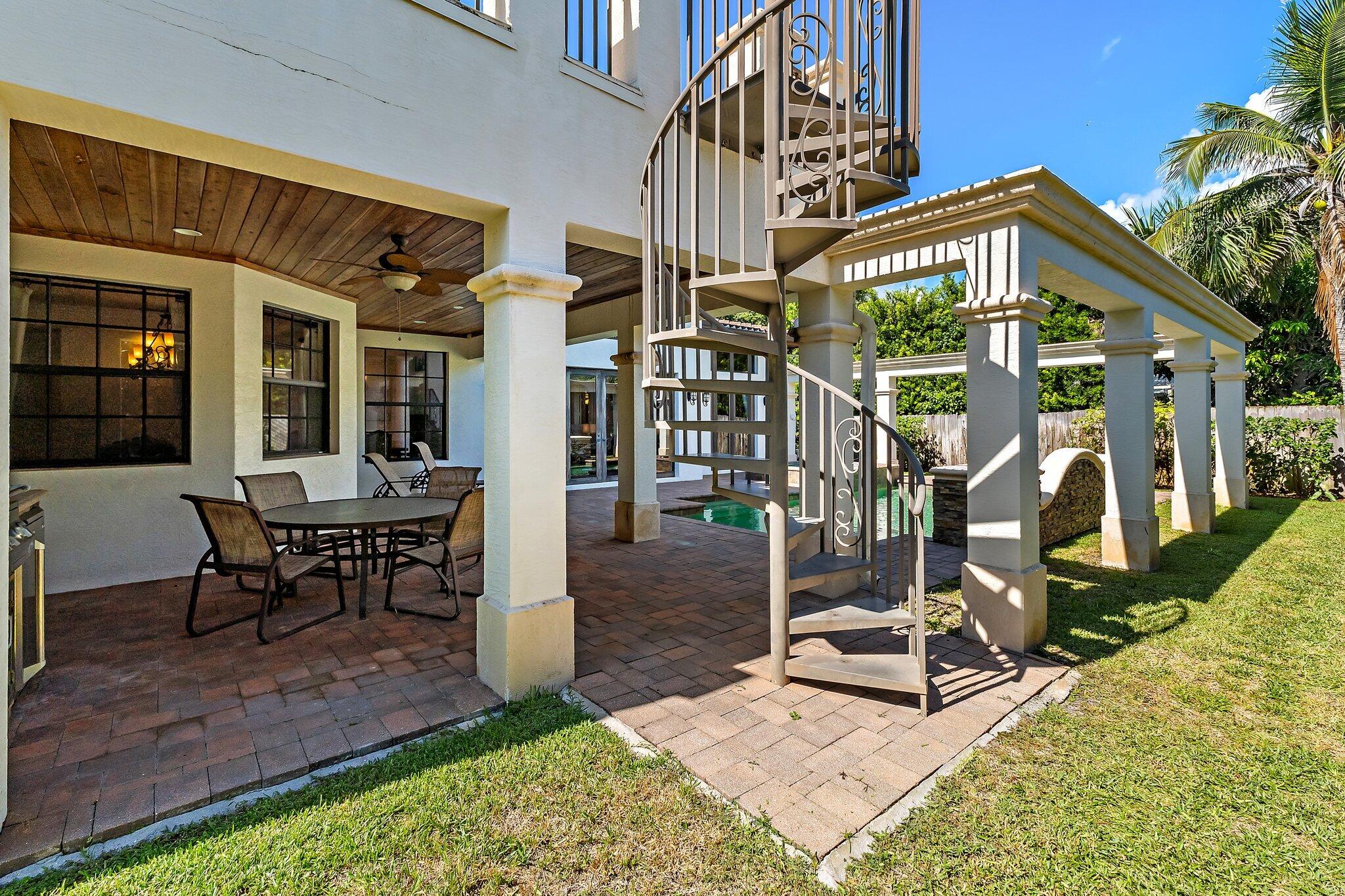 136 Lighthouse Drive Jupiter Inlet Colony, FL 33469 - Photo 57 of 67 Staircase to 2nd FL