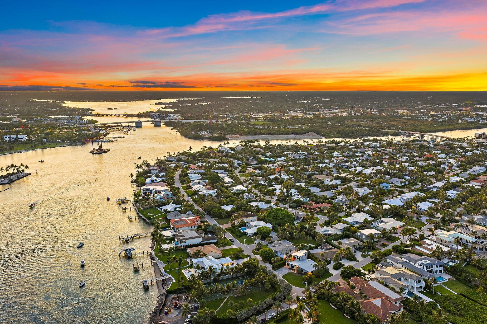 136 Lighthouse Drive Jupiter Inlet Colony, FL 33469 - Photo 63 of 67 View Facing West