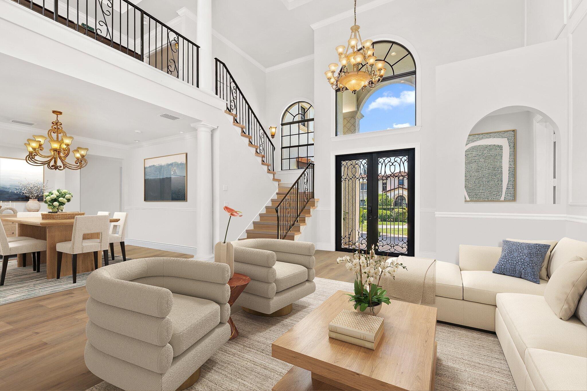 136 Lighthouse Drive Jupiter Inlet Colony, FL 33469 - Photo 7 of 67 Virtual Living Room