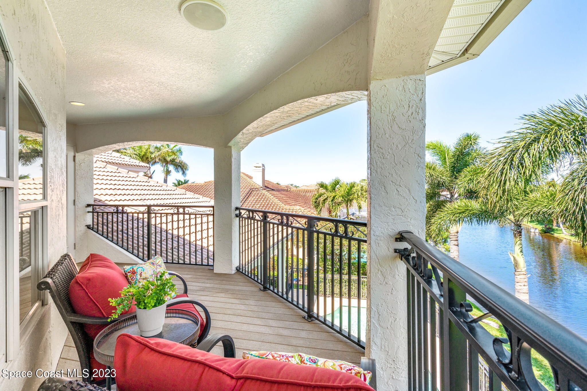 3308 Cappio Drive Melbourne, FL 32940 - Photo 22 of 42 a view of a porch with furniture