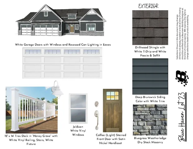 $724,900 | 1578 Blue Haven Drive, Unit LOT 23, Holland, MI 49424