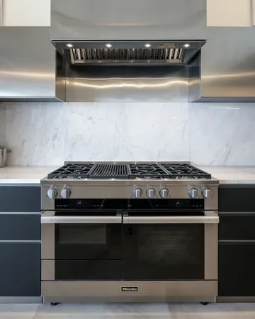 a close view of stove top oven