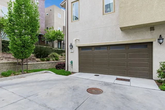 a view of a building with a street