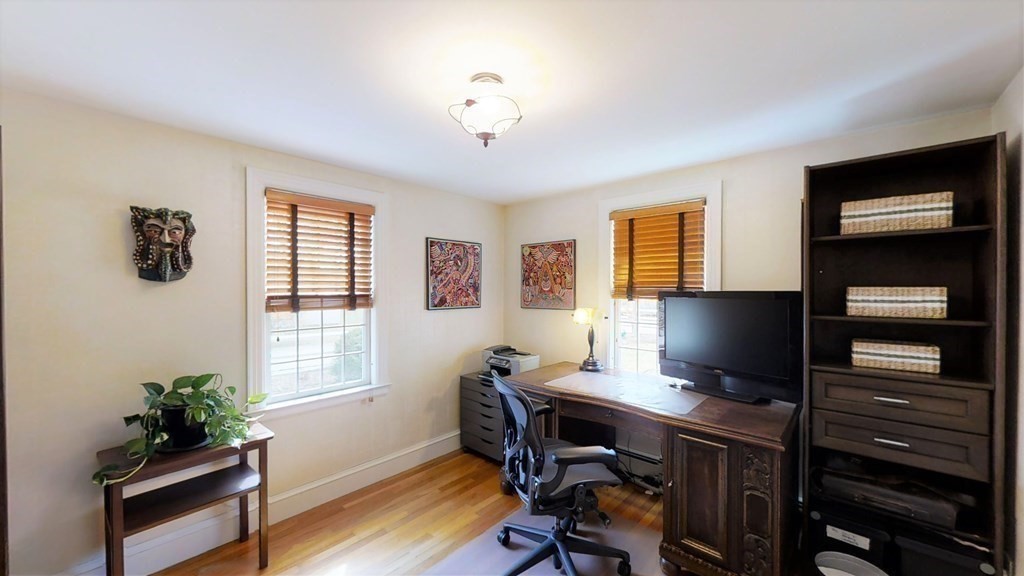 192 Berwick Road Attleboro, MA 02703 - Photo 27 of 42 a view of a workspace with furniture and a window