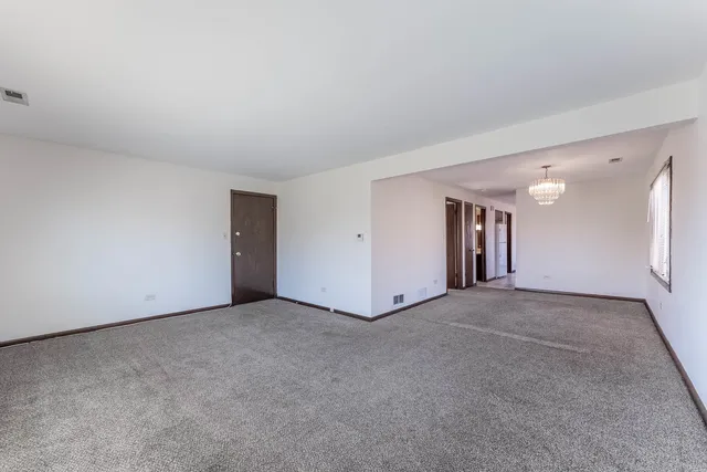 a view of empty room