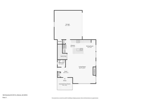 $825,000 | 160 Cleveland Street Southeast, Unit A, Atlanta, GA 30316