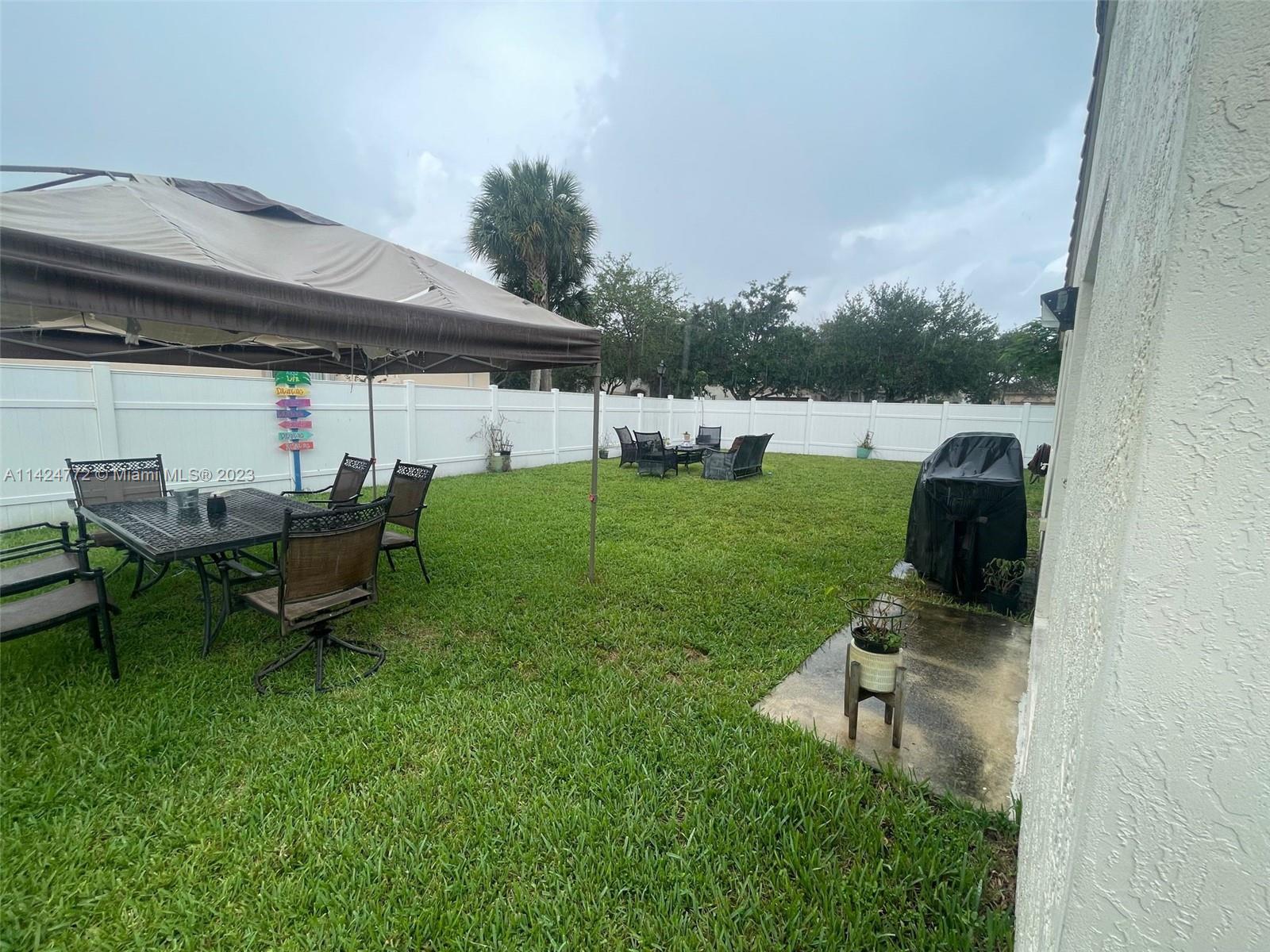 Silver Falls Miramar, FL 33027 - Photo 24 of 24 a view of a backyard with sitting area