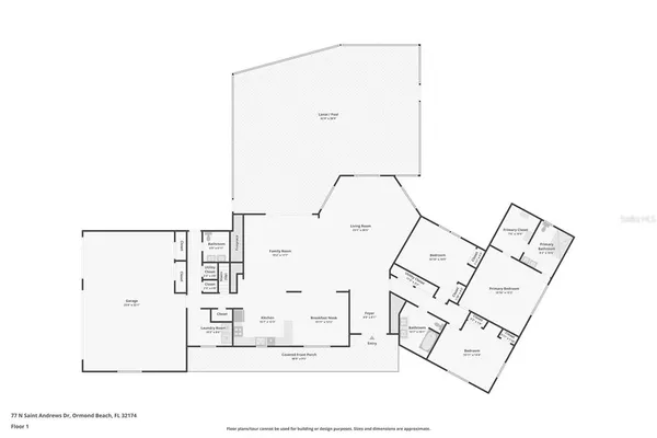 $550,000 | 77 North St Andrews Drive, Ormond Beach, FL 32174