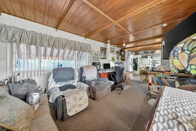a view of a kitchen and dining room