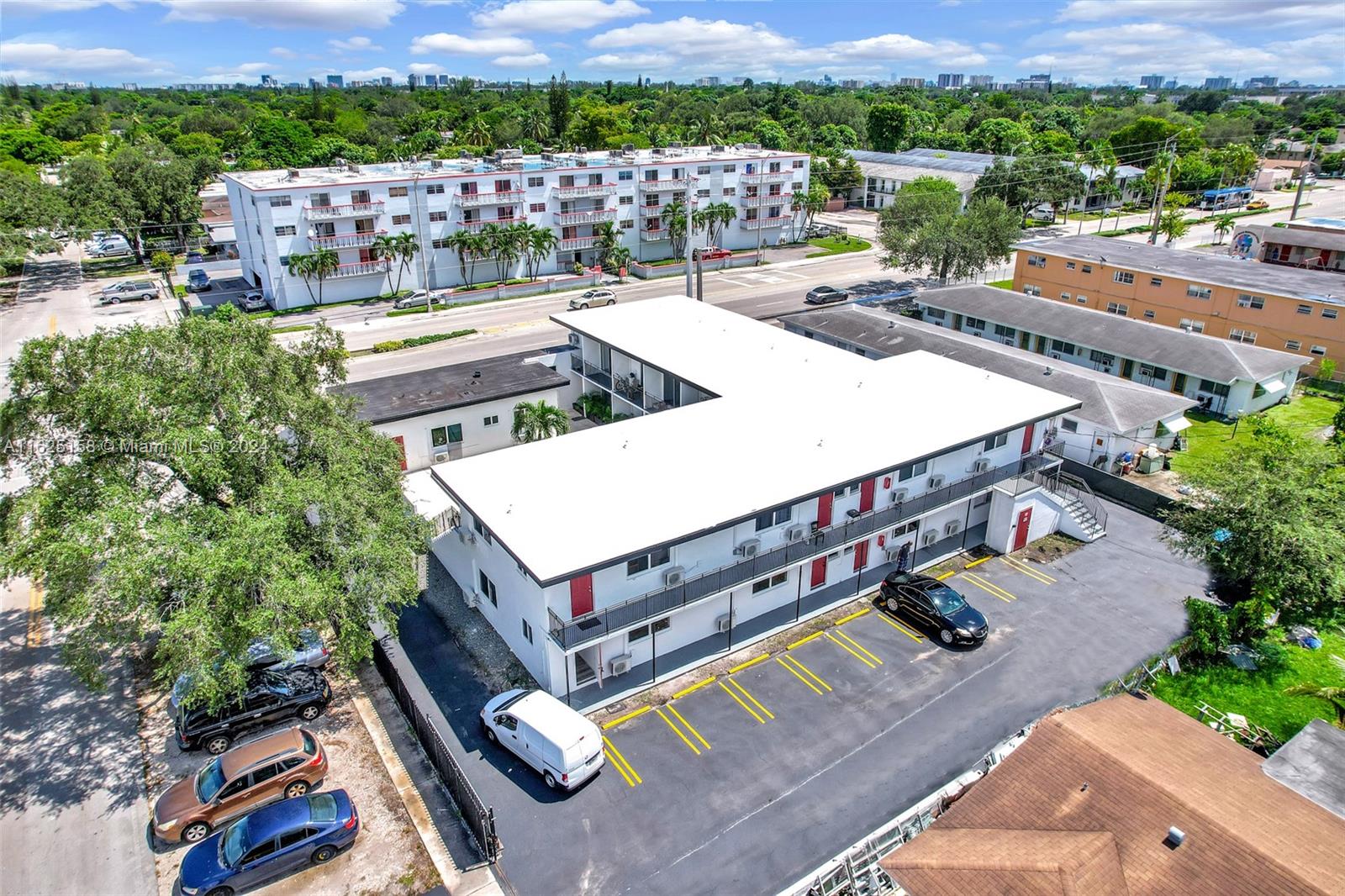 14280 Northeast 6th Avenue North Miami, FL 33161 - Photo 8 of 51 an aerial view of a house with a garden