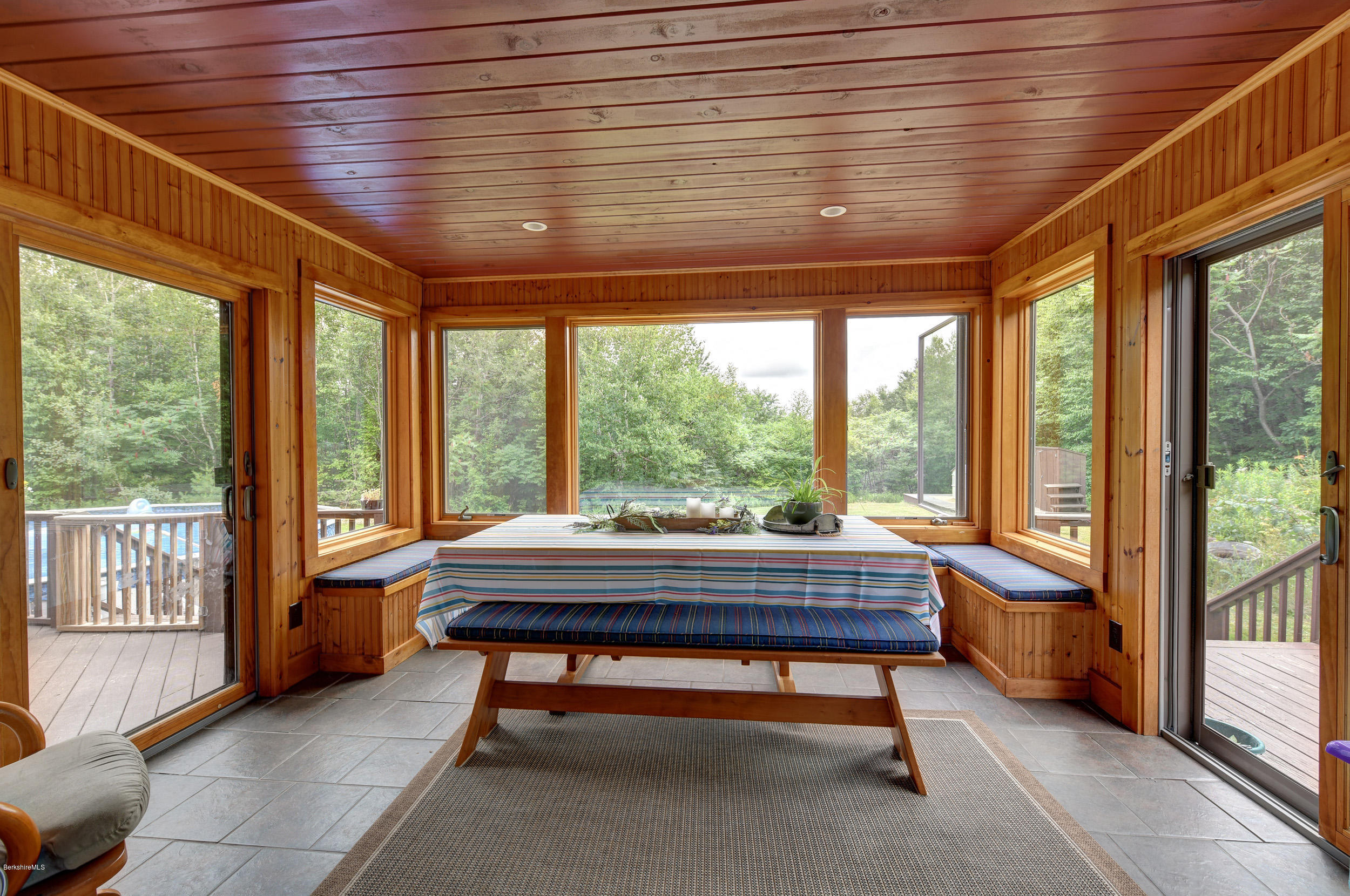 359 Jacobs Ladder Road Becket, MA 01223 - Photo 16 of 45 359 JLR 15-Enclosed Back Porch