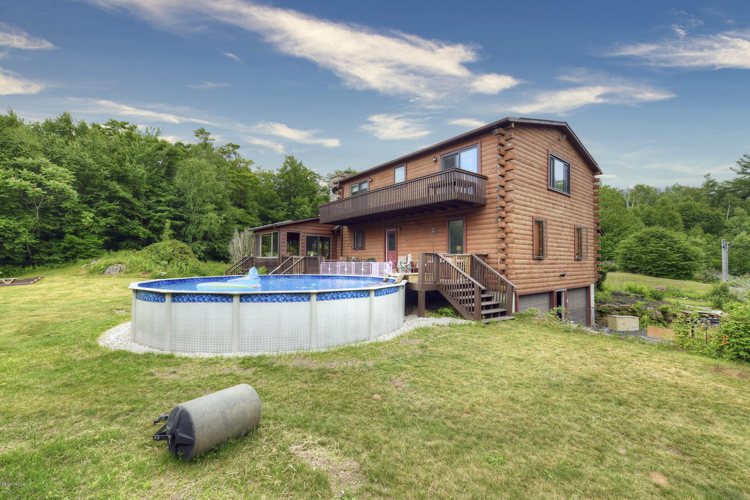 359 Jacobs Ladder Road Becket, MA 01223 - Photo 38 of 45 359 JLR 33-Pool amp; Back of Home