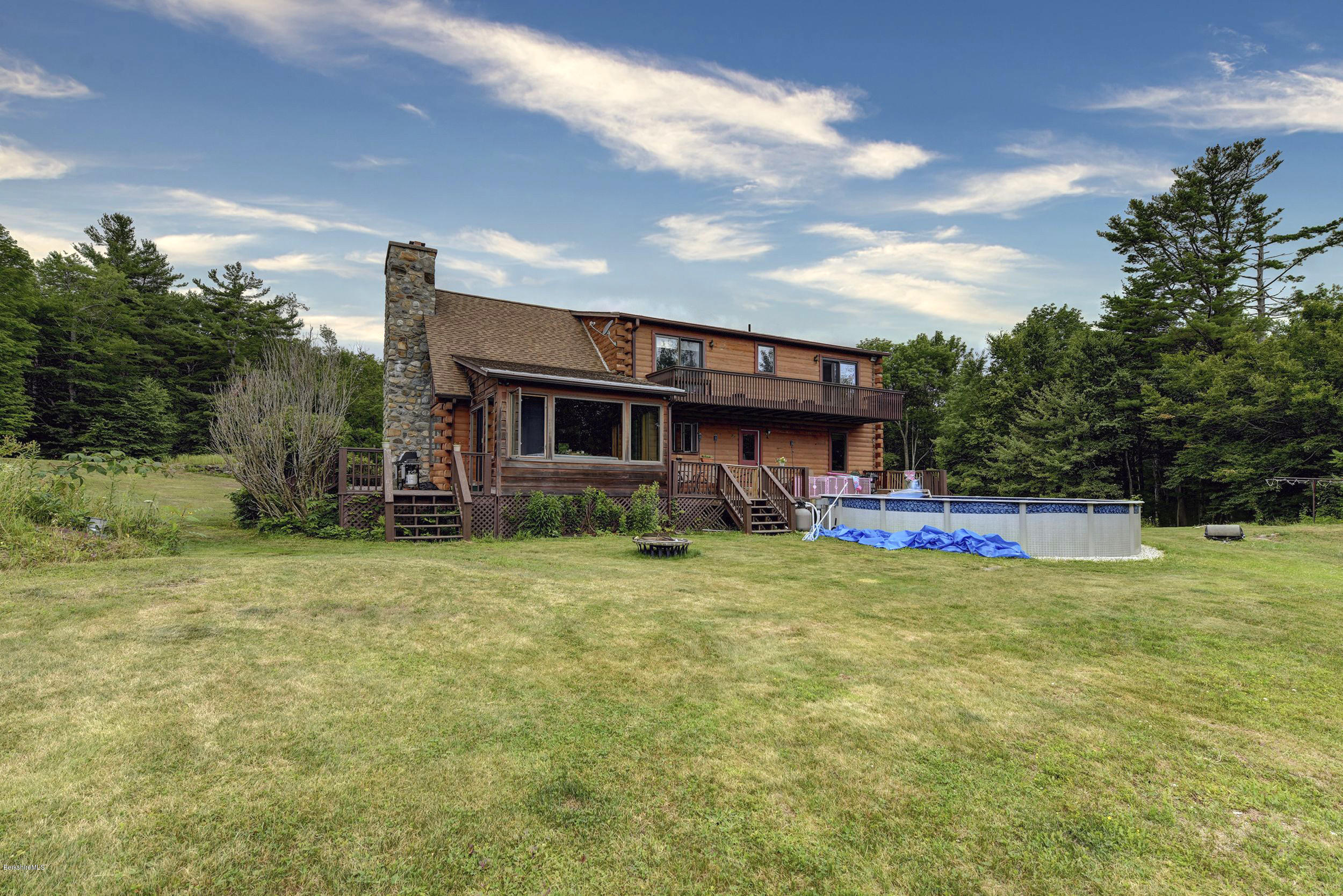 359 Jacobs Ladder Road Becket, MA 01223 - Photo 39 of 45 359 JLR 34-Pool amp; Back of Home