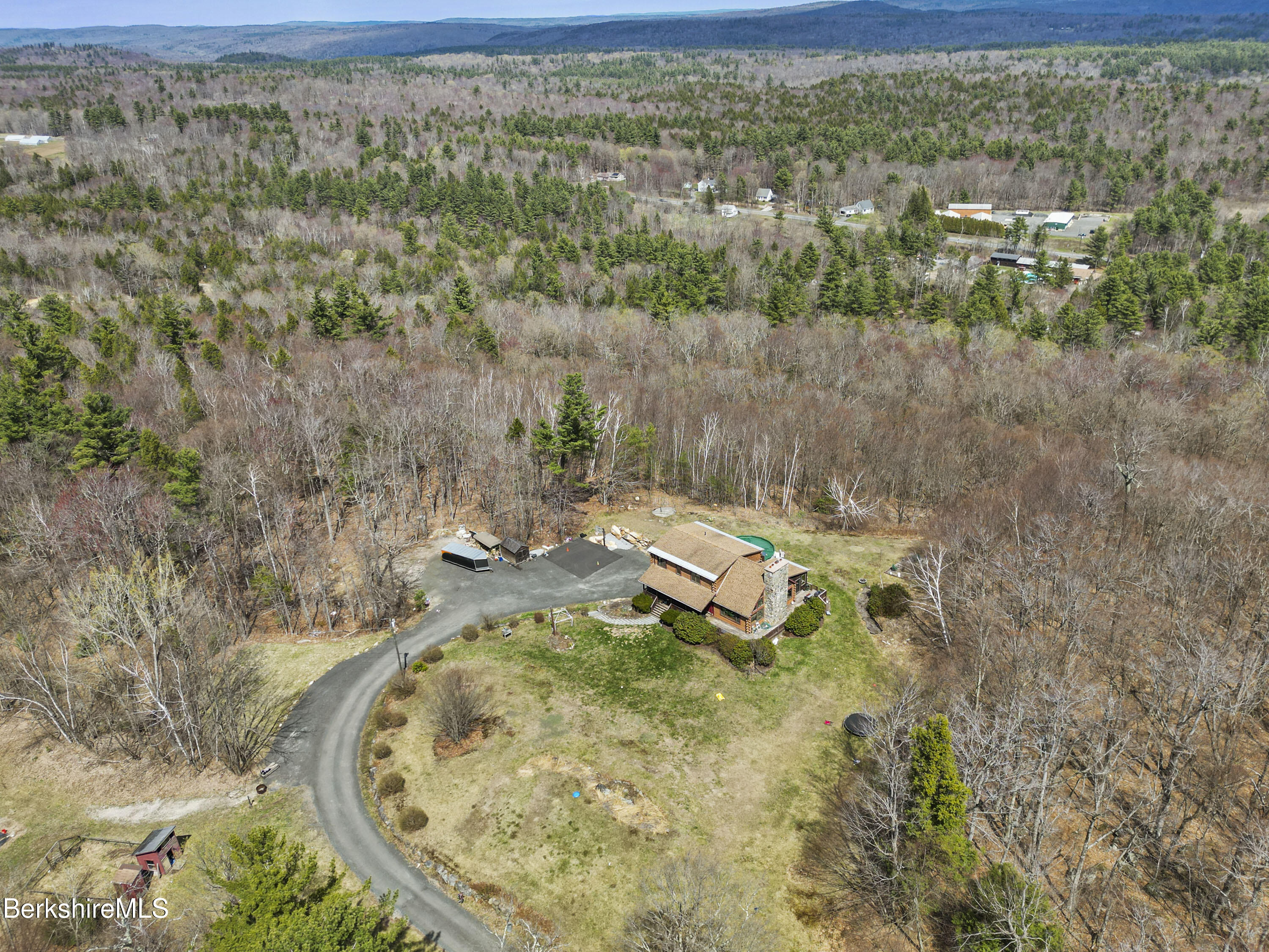 359 Jacobs Ladder Road Becket, MA 01223 - Photo 45 of 45 945 Aerial View