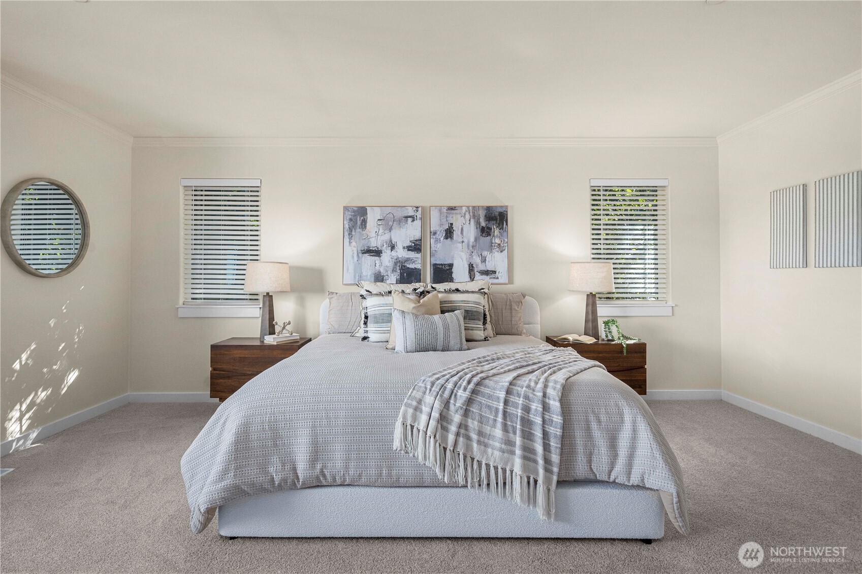 13827 Macadam Road South Tukwila, WA 98168 - Photo 16 of 29 a bedroom with a bed and a painting on the wall