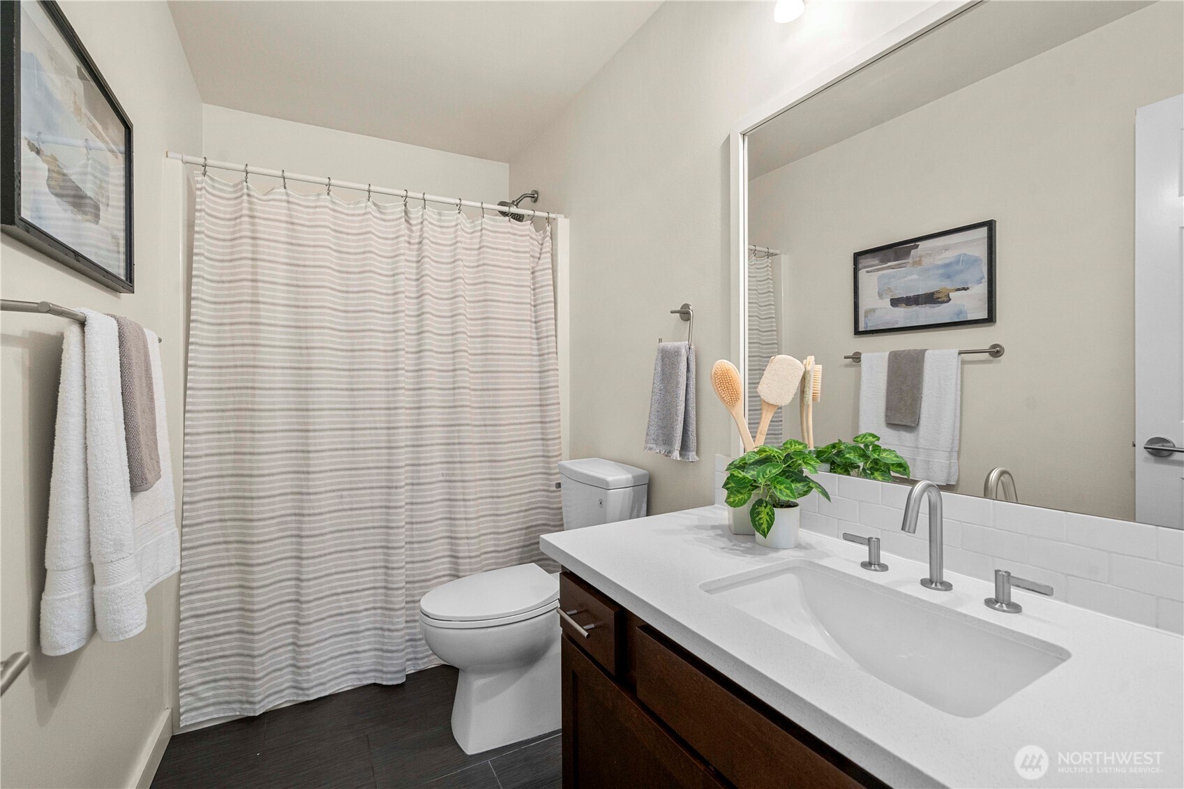 13827 Macadam Road South Tukwila, WA 98168 - Photo 23 of 29 a bathroom with a sink toilet and shower
