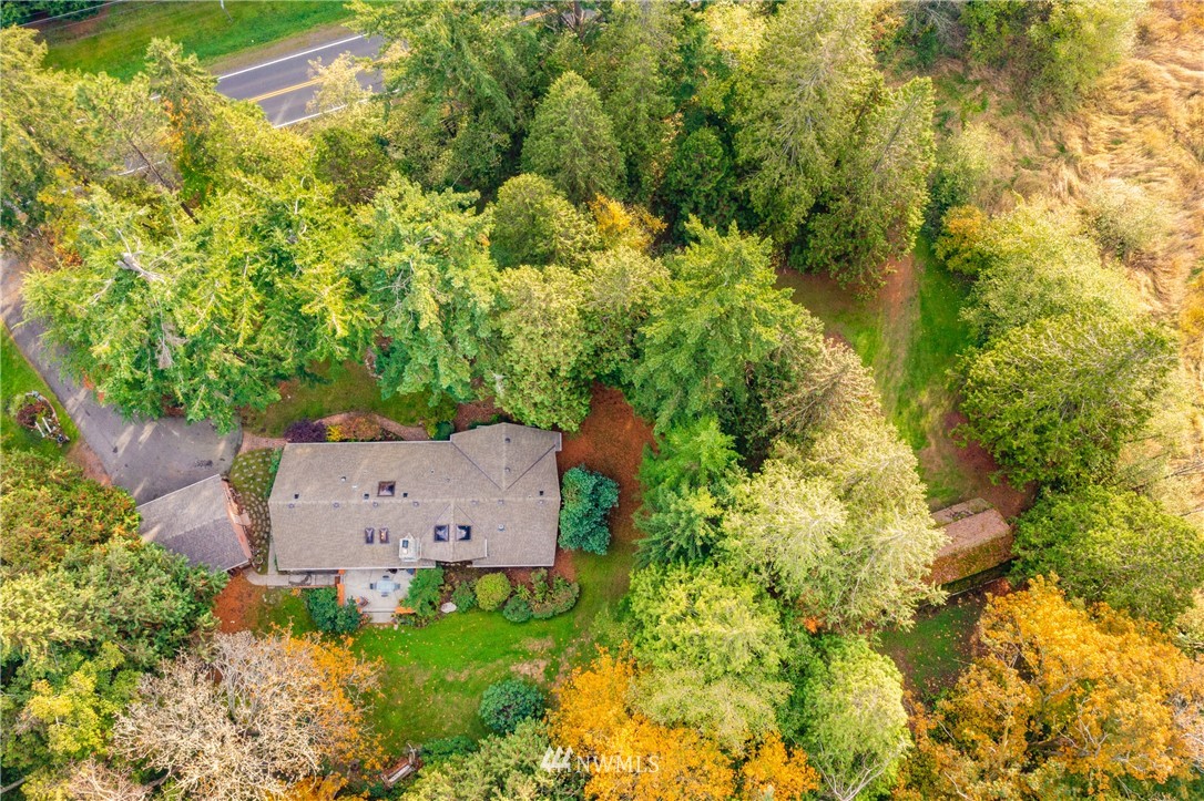 4416 Sweet Road Blaine, WA 98230 - Photo 1 of 40 an aerial view of a house with a yard