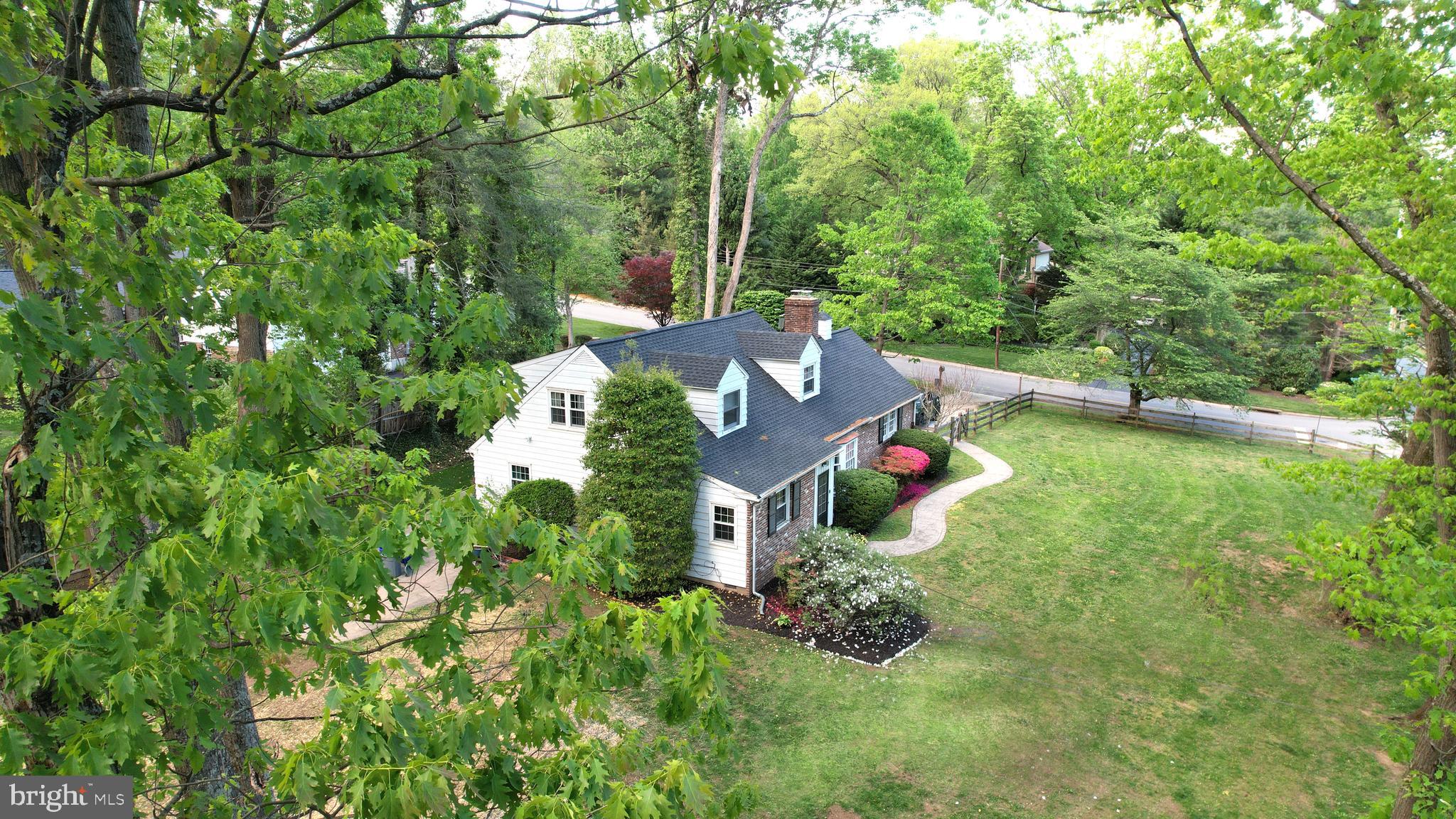 572 Cricket Lane Wayne, PA 19087 - Photo 4 of 37 an aerial view of residential house with outdoor space and trees all around
