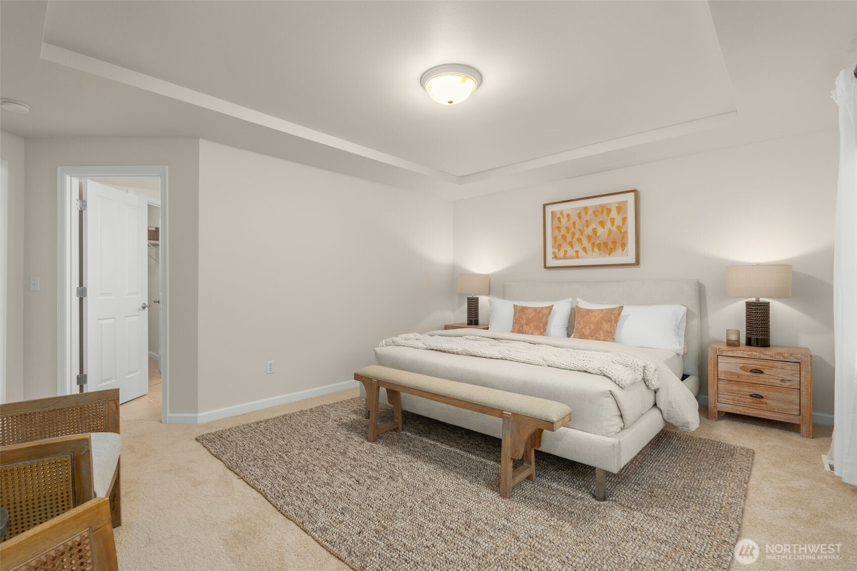 16101 Southeast 251st Street Covington, WA 98042 - Photo 20 of 32 a bedroom with a bed and a couch