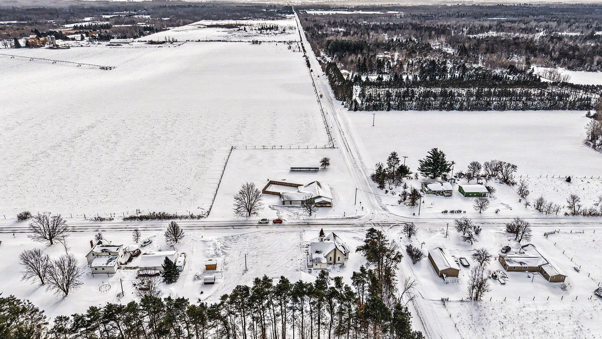 4981 East Sylvan Road Evart, MI 49631 - Photo 27 of 28 Aerial view