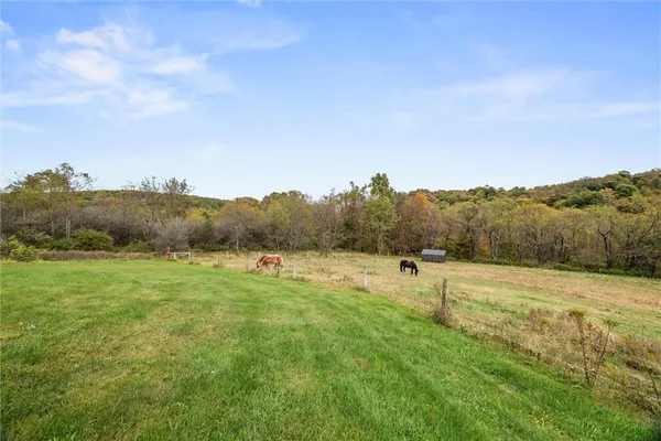 a view of an ocean and beach