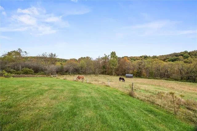 a view of an ocean and beach