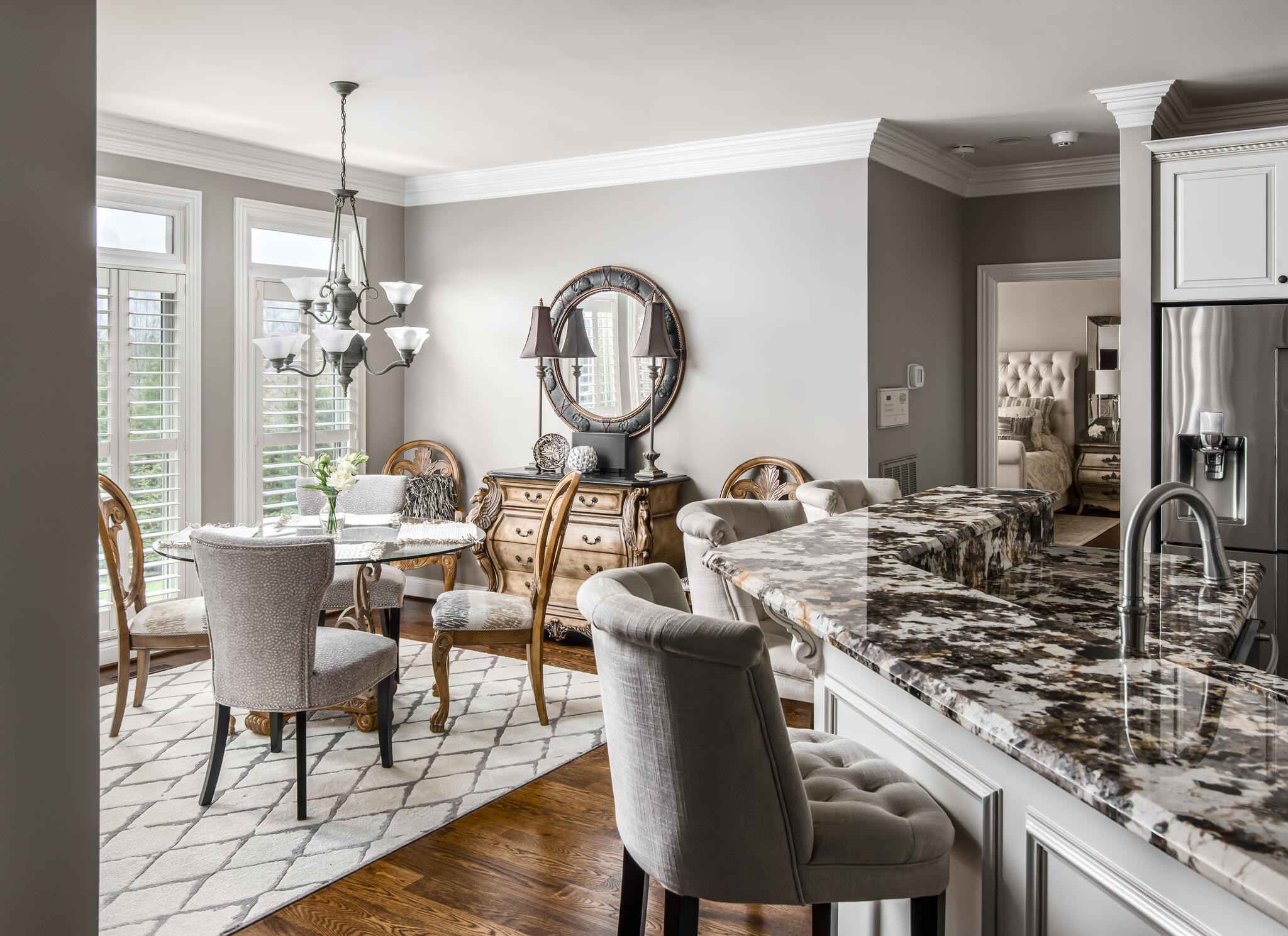 1101 Sunset Road Brentwood, TN 37027 - Photo 13 of 40 a view of a dining room with furniture window and wooden floor