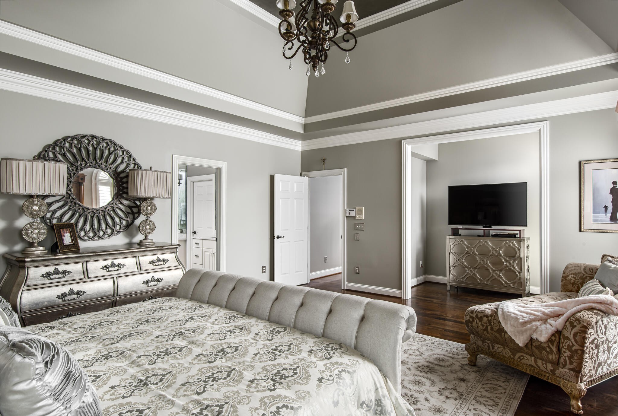 1101 Sunset Road Brentwood, TN 37027 - Photo 21 of 40 a bedroom with a bed and a couch