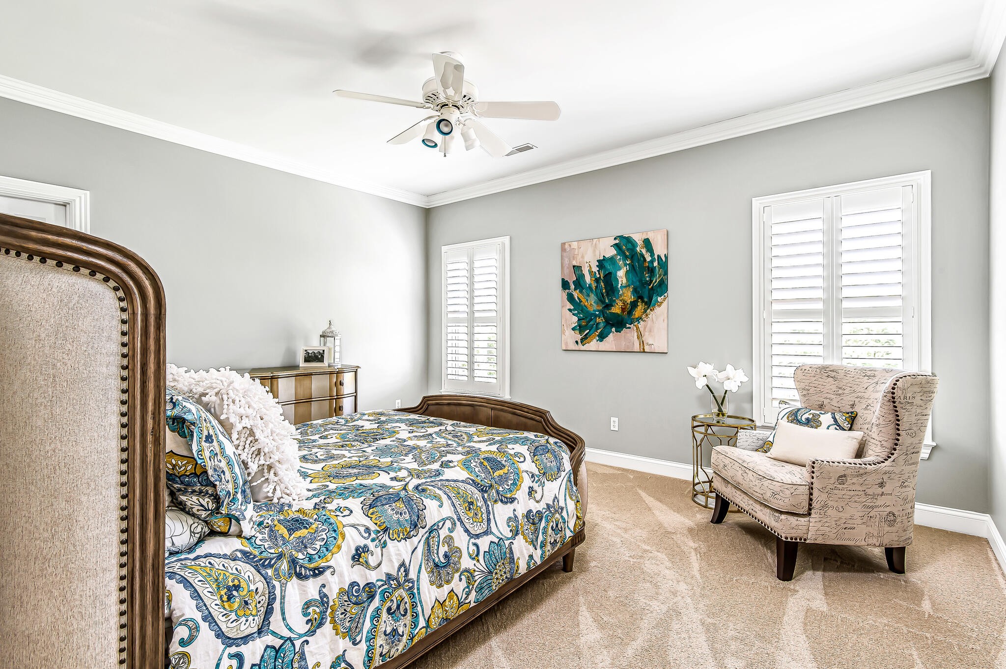 1101 Sunset Road Brentwood, TN 37027 - Photo 28 of 40 a bedroom with furniture and a large window