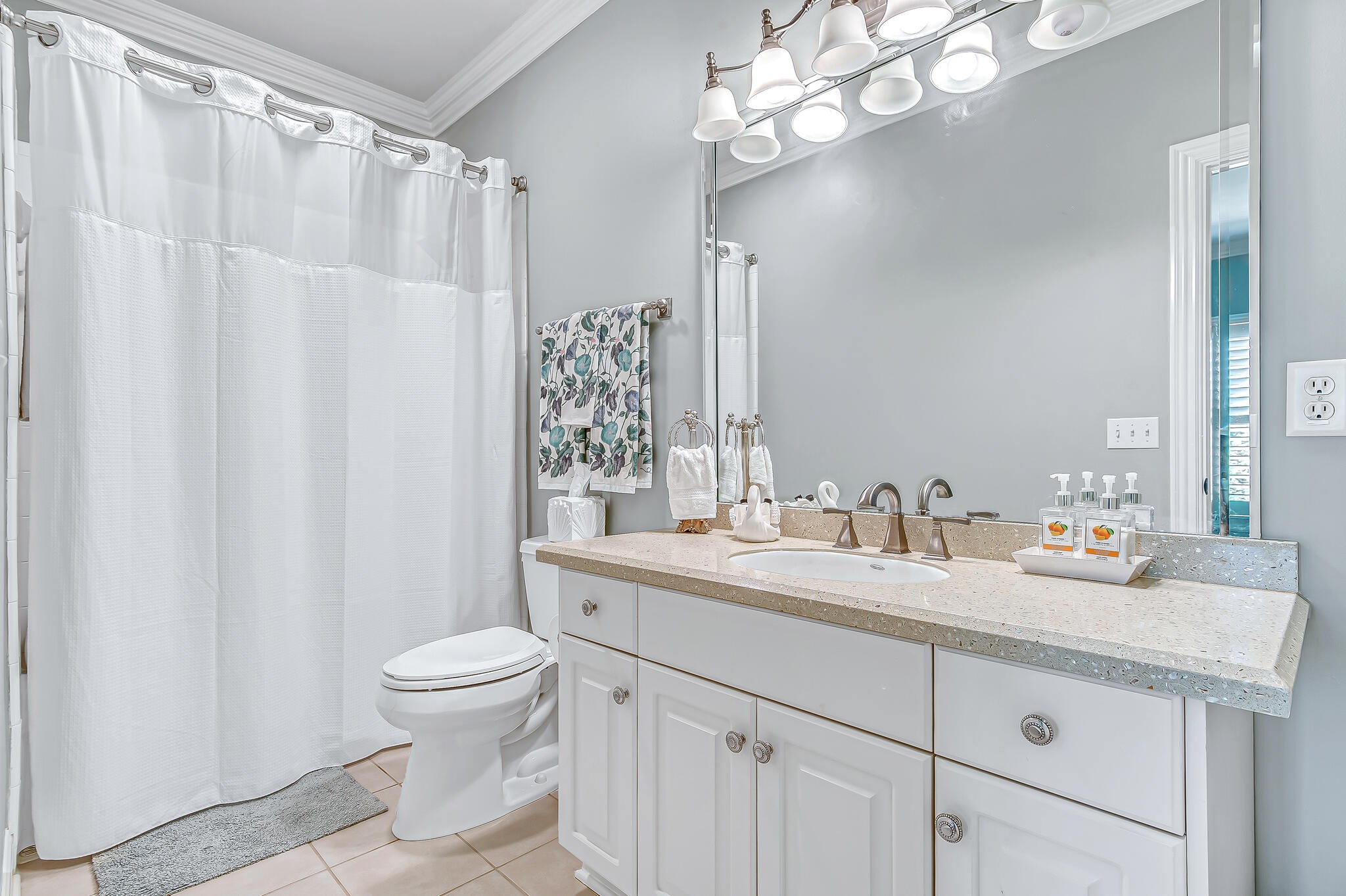 1101 Sunset Road Brentwood, TN 37027 - Photo 29 of 40 a bathroom with a sink a toilet and a mirror