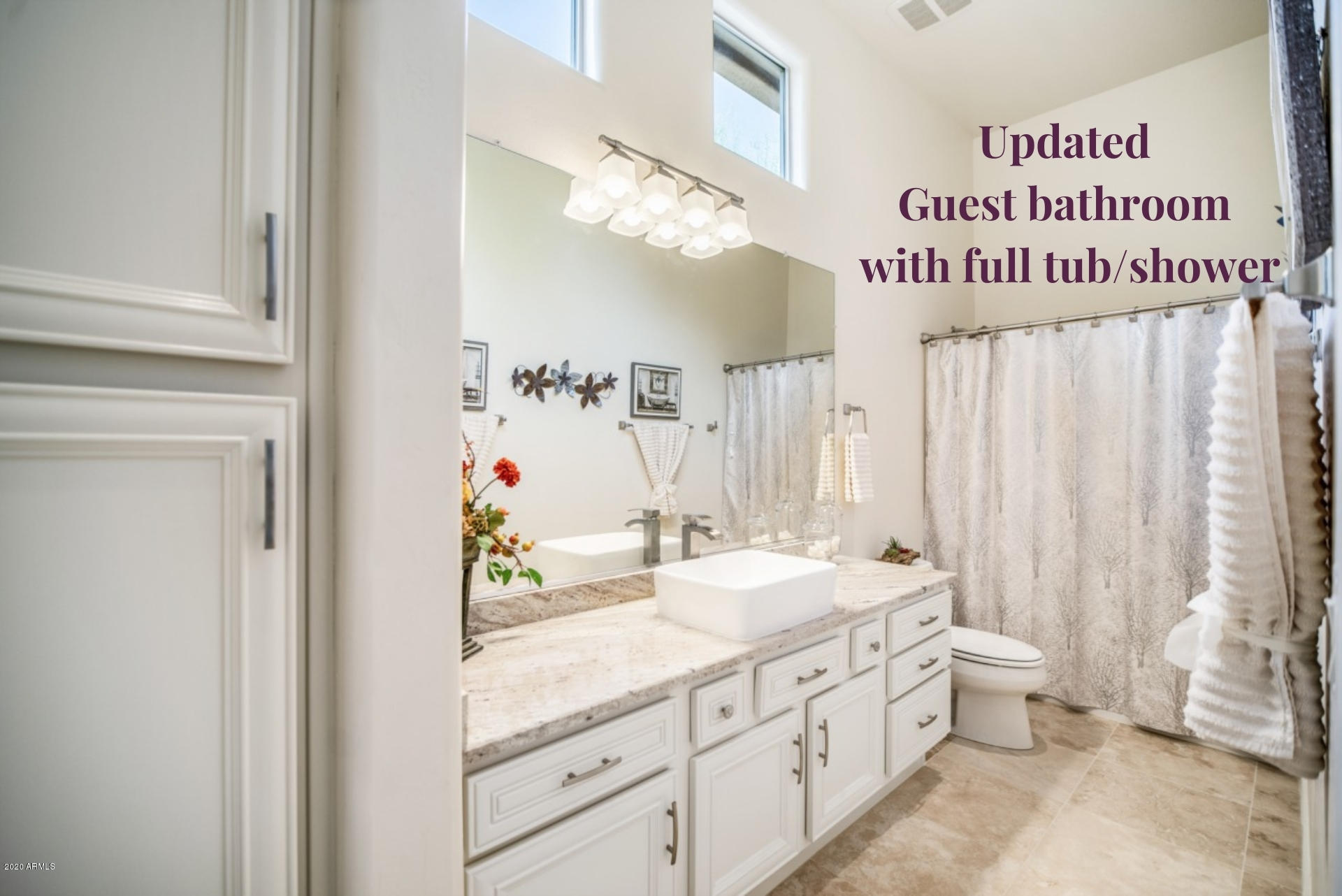 10883 East La Junta Road Scottsdale, AZ 85255 - Photo 22 of 54 Guest Bathroom Text