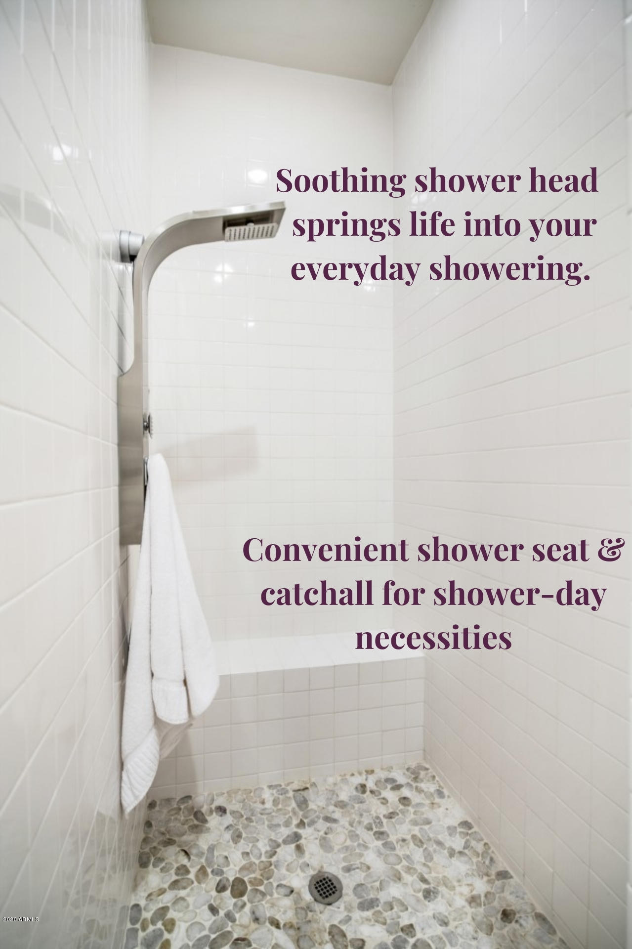 10883 East La Junta Road Scottsdale, AZ 85255 - Photo 28 of 54 Master Shower Text