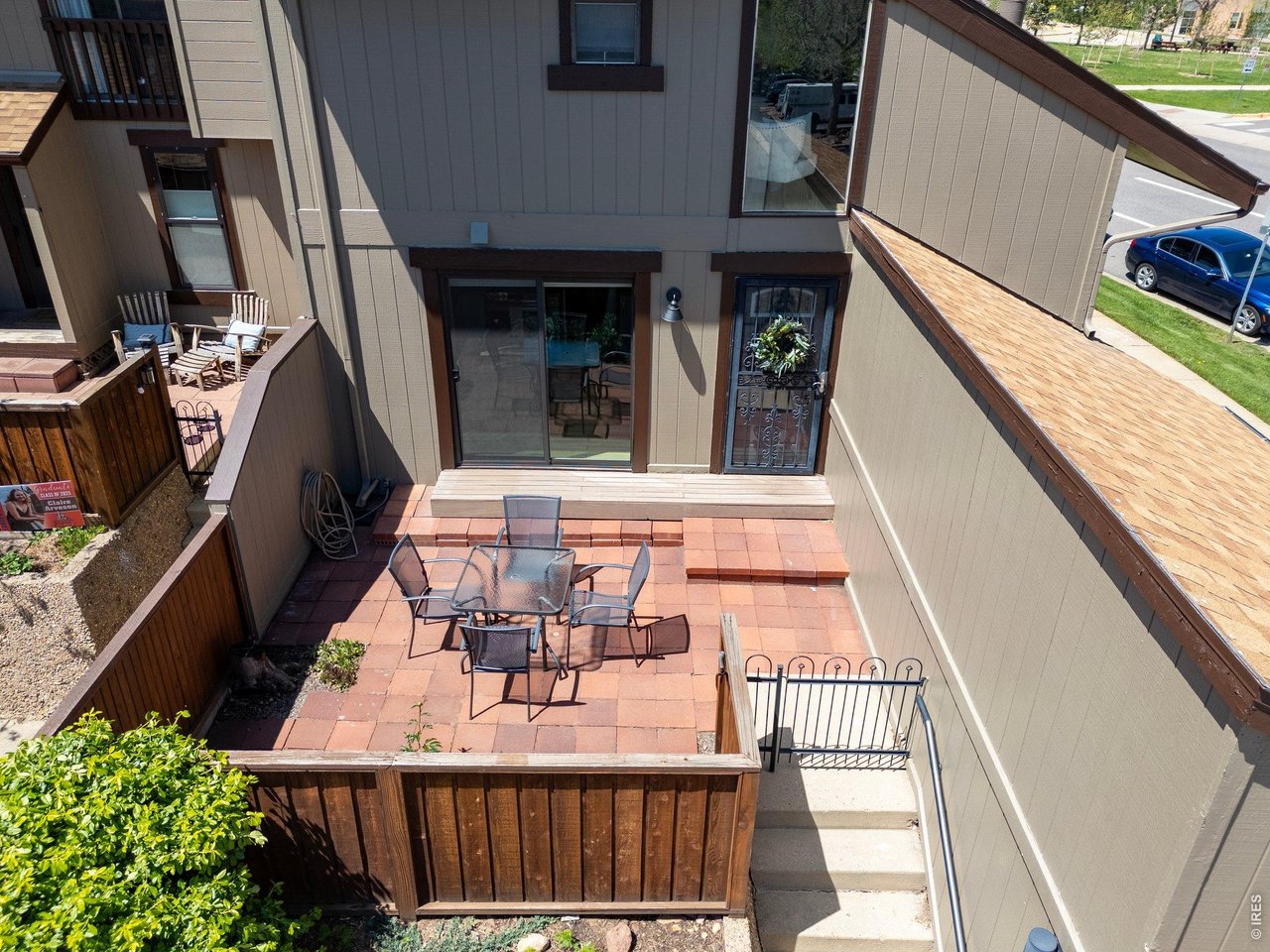 4100 Greenbriar Boulevard Boulder, CO 80305 - Photo 29 of 44 East facing front steps and patio