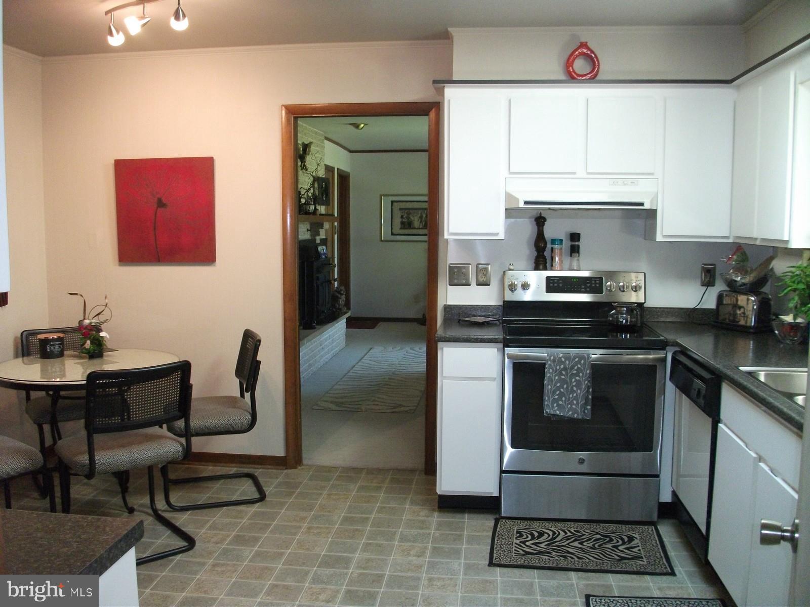 11102 Mapleville Road Hagerstown, MD 21742 - Photo 17 of 61 Eat-In Kitchen Area with Track Lighting