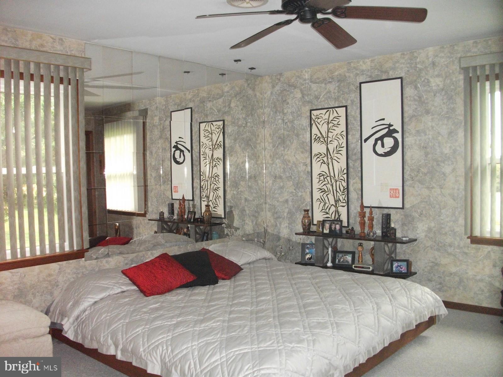 11102 Mapleville Road Hagerstown, MD 21742 - Photo 27 of 61 Master Bedroom with Ceiling Fan & 2 Windows