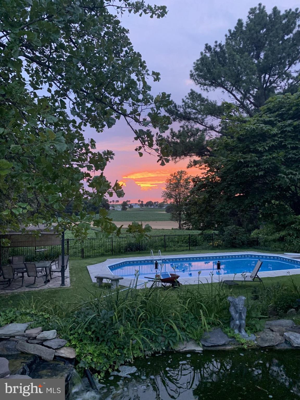 11102 Mapleville Road Hagerstown, MD 21742 - Photo 59 of 61 Sunset by the Pool