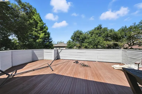 a view of deck and patio