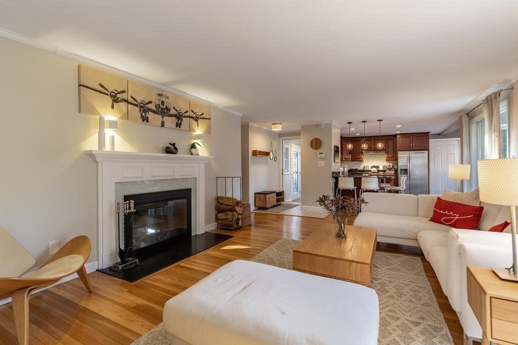15 Forrest Road Topsfield, MA 01983 - Photo 4 of 26 a living room with furniture and a fireplace
