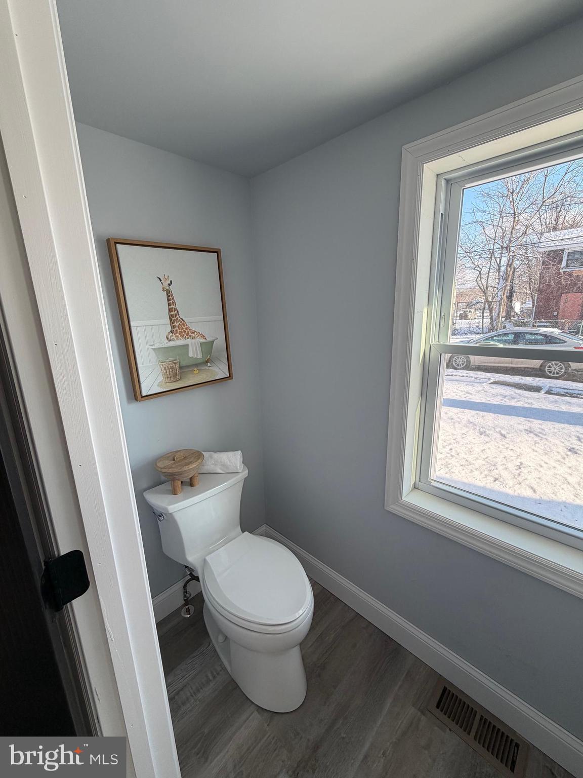 514 Race Street Palmyra, NJ 08065 - Photo 13 of 14 a white toilet sitting next to a window in a bathroom