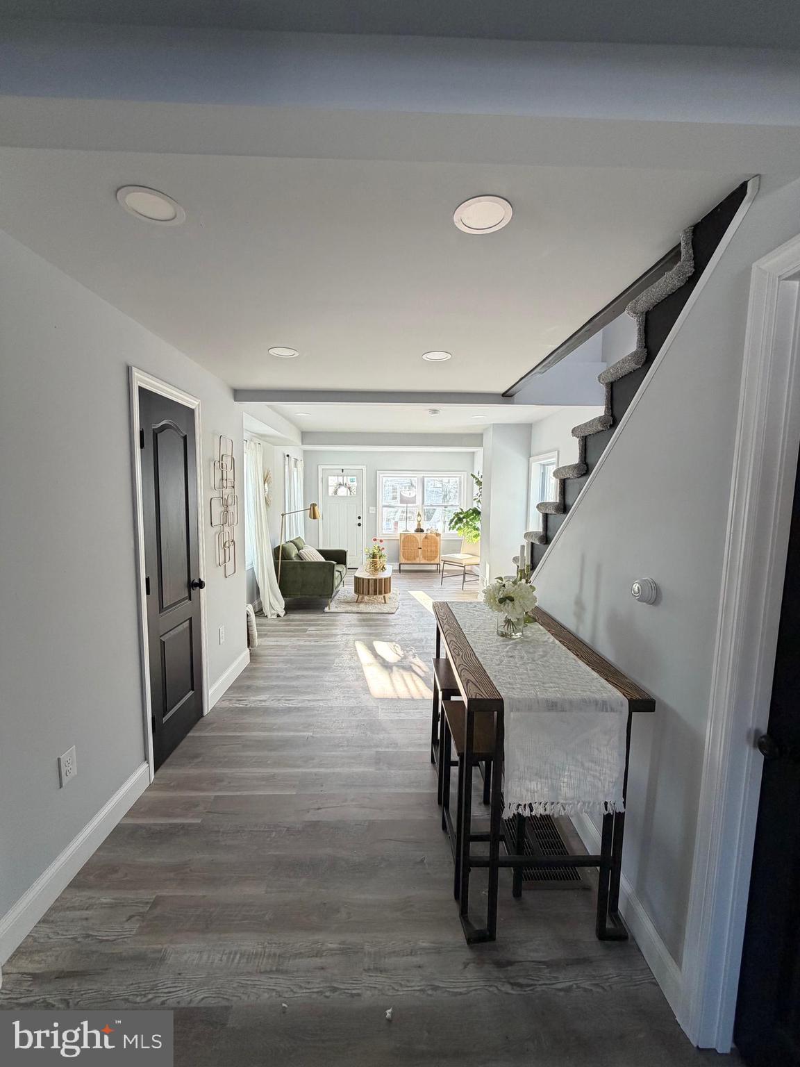 514 Race Street Palmyra, NJ 08065 - Photo 5 of 14 a living room with furniture and a wooden floor