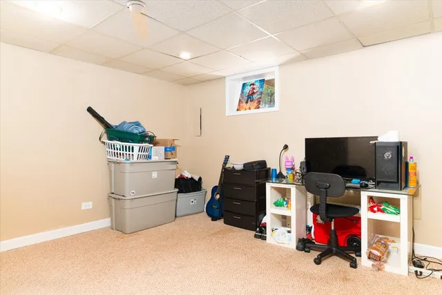 a room with storage and utility