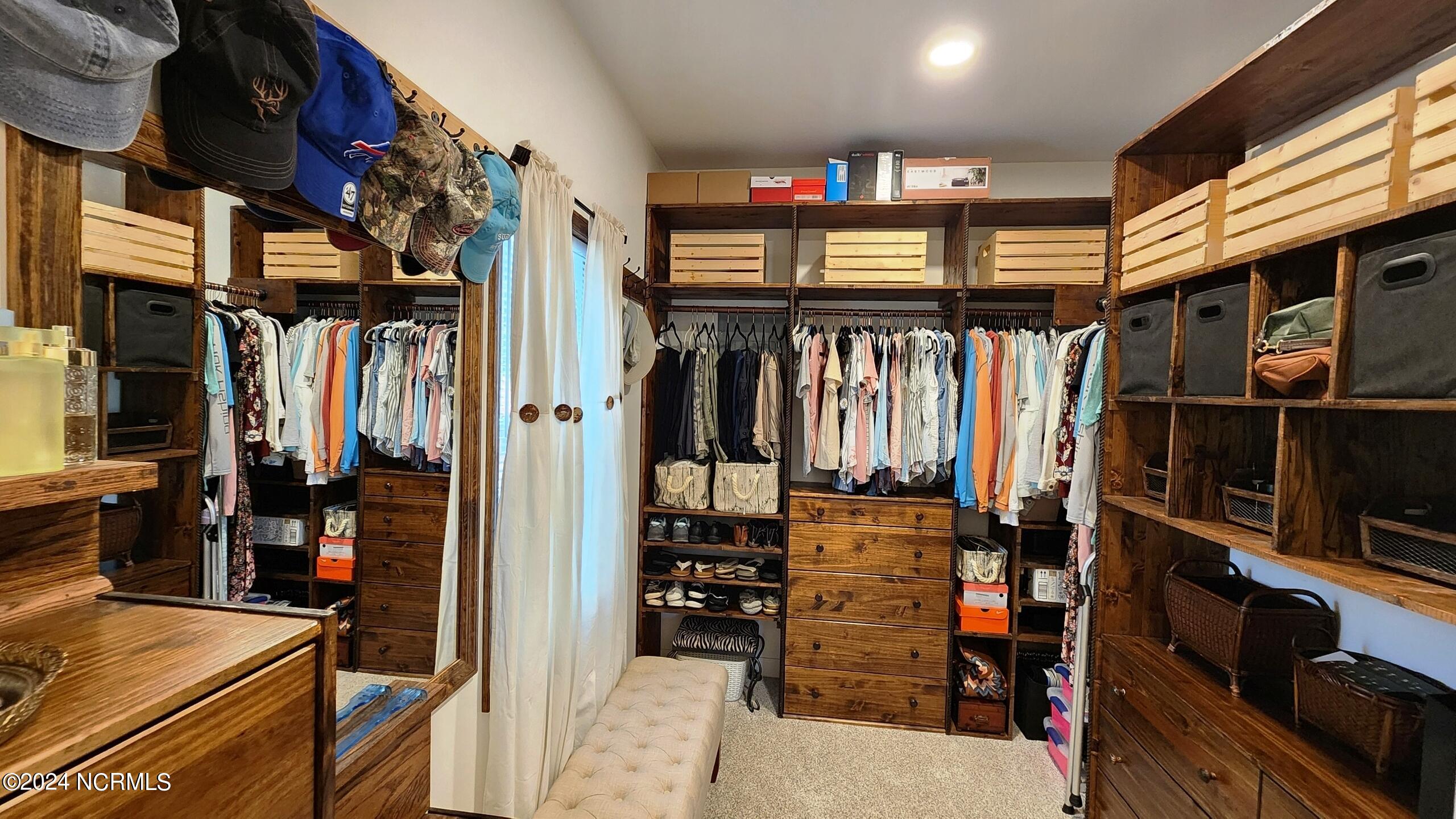 1613 Webbs Chapel Road Macclesfield, NC 27852 - Photo 12 of 40 Master bedroom custom walk-in closet