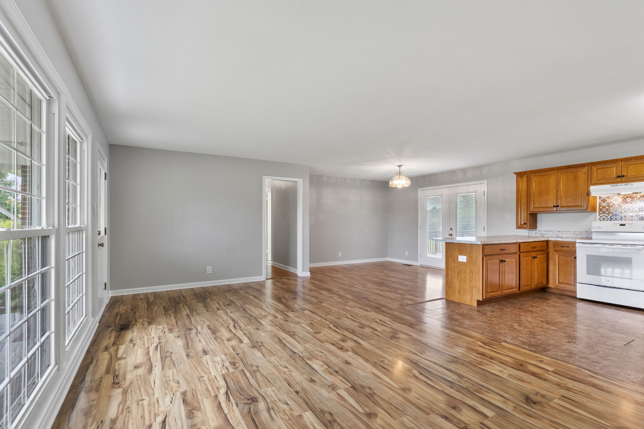 3674 Rossview Road Adams, TN 37010 - Photo 8 of 40 a view of a kitchen with a sink and a window