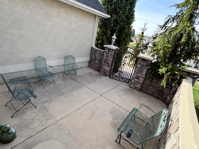 202 375 West Providence, UT 84332 - Photo 5 of 61 View of patio with a gate for extra security