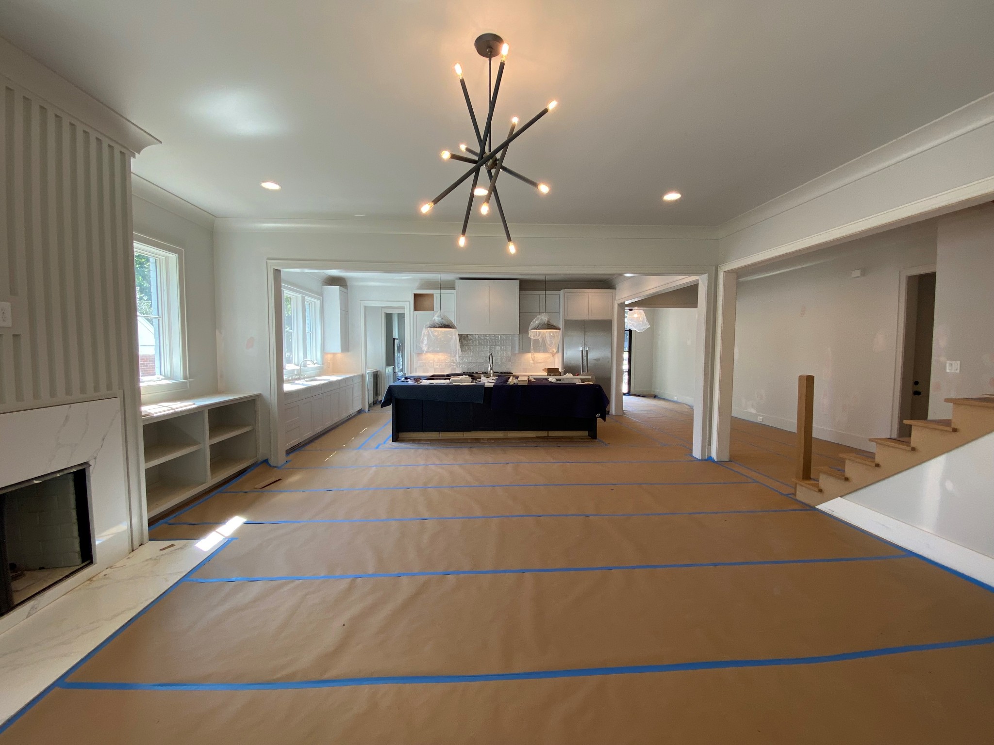 3620 Robin Road Nashville, TN 37204 - Photo 12 of 32 a living room with furniture and a fireplace