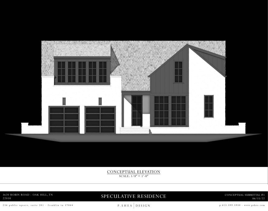 3620 Robin Road Nashville, TN 37204 - Photo 30 of 32 a black and white photo of a black white sky