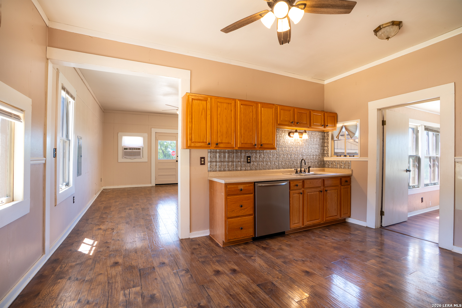 542 Ranch To Market 473 Comfort, TX 78013 - Photo 24 of 31 a view of a kitchen cabinets a sink and wooden floor
